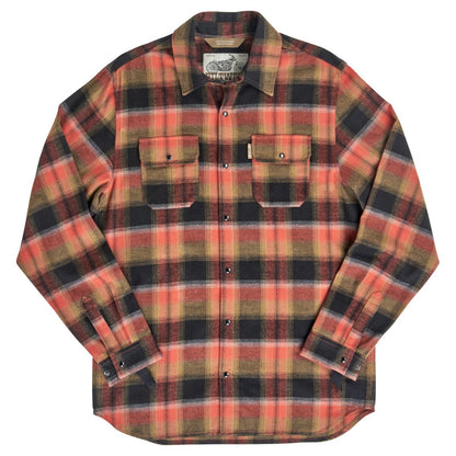 BILTWELL SHIRT FLANNEL HI TEST RUST XS 8128-125-001