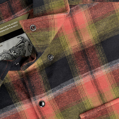 BILTWELL SHIRT FLANNEL HI TEST RUST XS 8128-125-001
