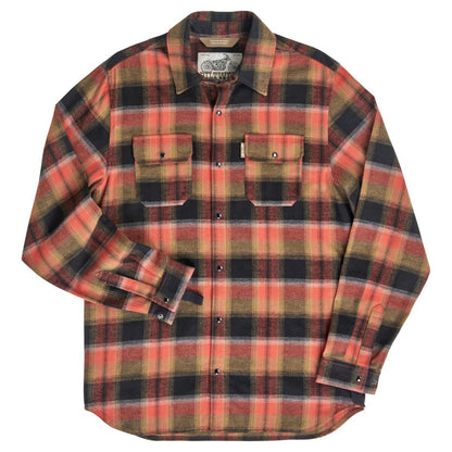 BILTWELL SHIRT FLANNEL HI TEST RUST XS 8128-125-001