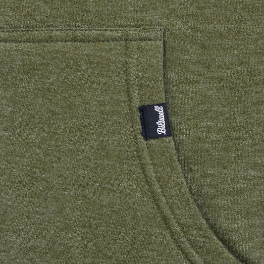 BILTWELL Hoodie Stencil ZIP Olive SM 8123-139-002