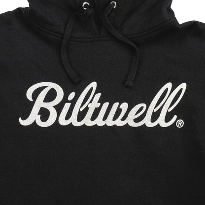 BILTWELL HOODIE SCRIPT PULLOVER BK 2X 8124-027-006