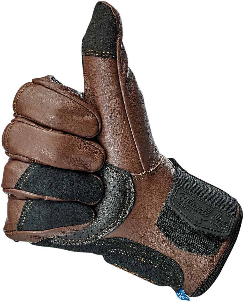 BILTWELL GLOVE BELDEN CHOCOLATE XS 1505-0201-301