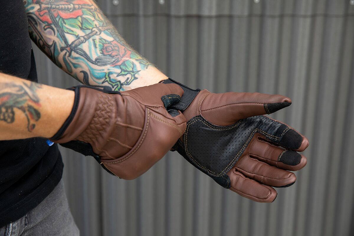 BILTWELL GLOVE BELDEN CHOCOLATE XS 1505-0201-301