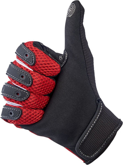 BILTWELL GLOVES ANZA RED/BLK SM 1507-0801-002