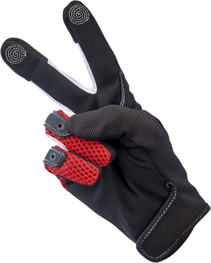 BILTWELL GLOVES ANZA RED/BLK XXL 1507-0801-006