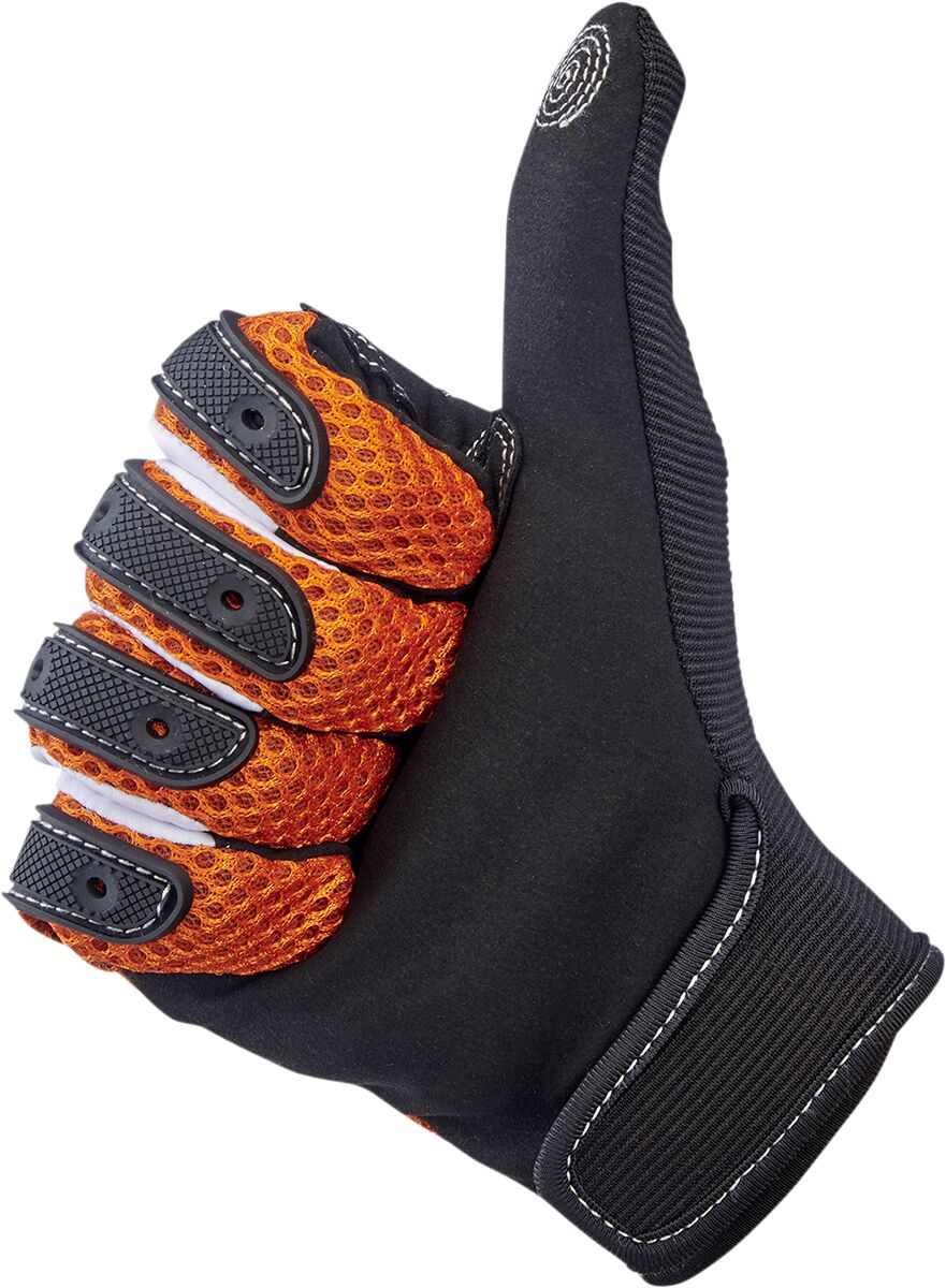 BILTWELL GLOVES ANZA ORG/BLK MD 1507-0601-003