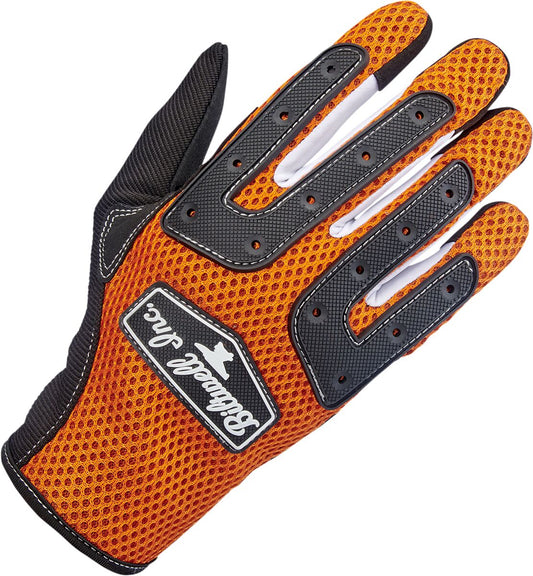 BILTWELL Gloves ANZA ORG/BLK LG 1507-0601-004