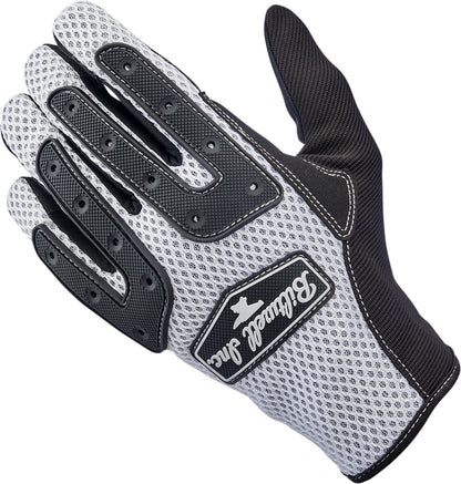 BILTWELL GLOVES ANZA WHT/BLK XS 1507-0401-001