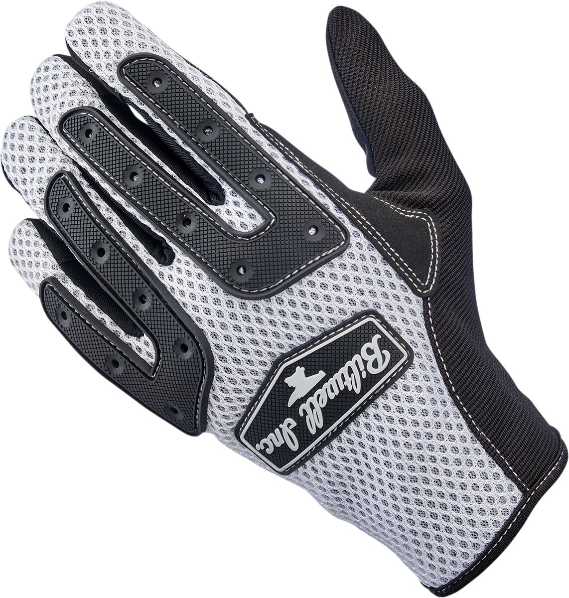 BILTWELL GLOVES ANZA WHT/BLK SM 1507-0401-002