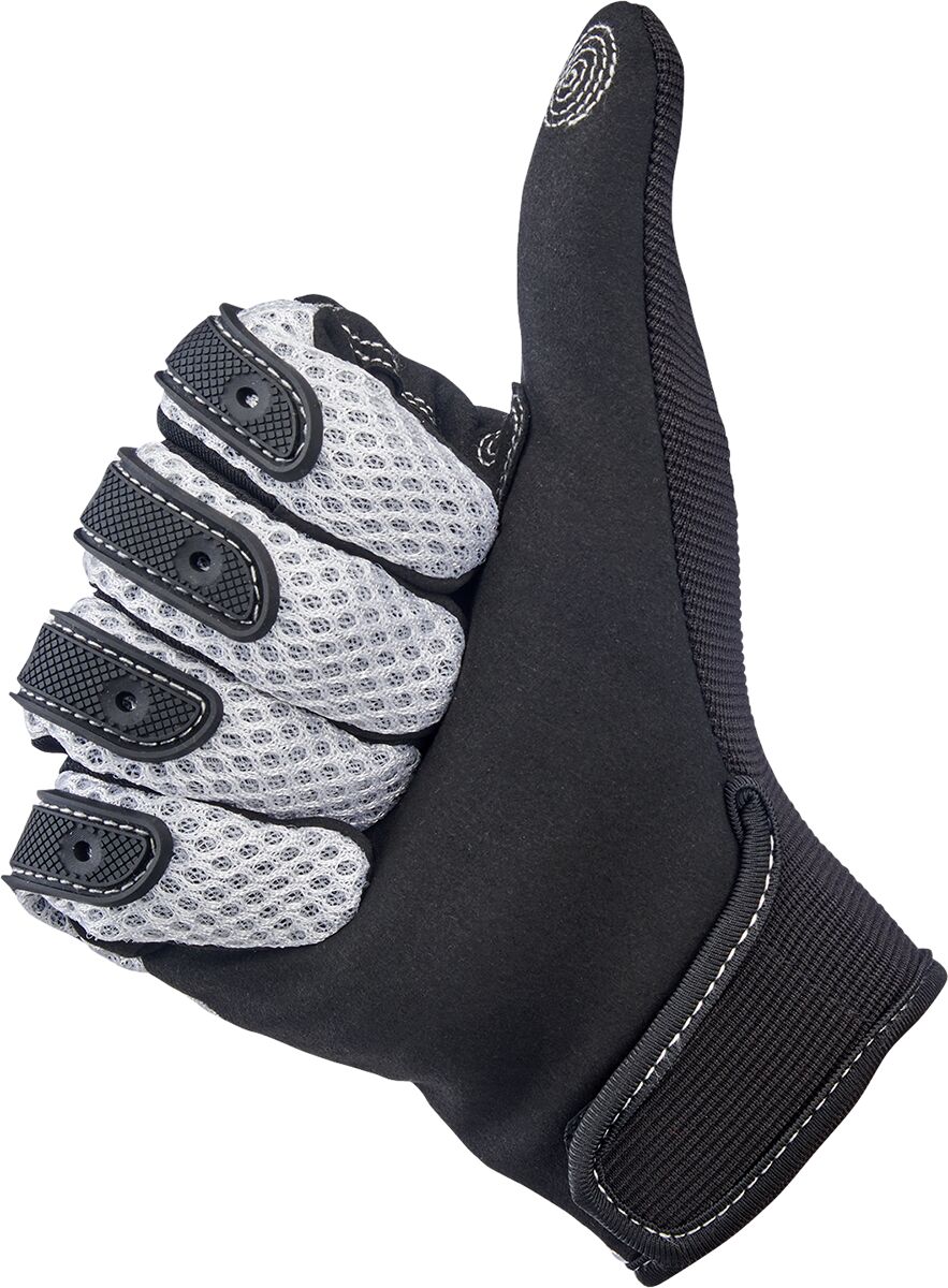 BILTWELL GLOVES ANZA WHT/BLK XXL 1507-0401-006
