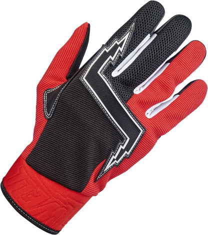 BILTWELL GLOVES BAJA RED/BLK XS 1508-0801-301