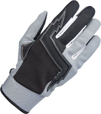 BILTWELL GLOVES BAJA GRY/BLK MD 1508-1101-303