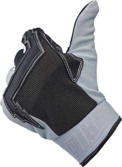 BILTWELL GLOVES BAJA GRY/BLK XXL 1508-1101-306