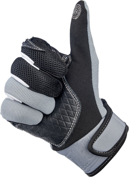 BILTWELL GLOVES BAJA GRY/BLK XXL 1508-1101-306