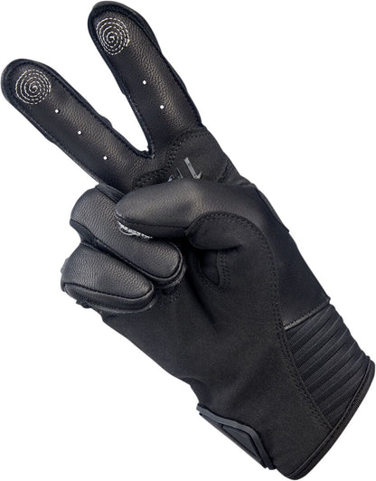 BILTWELL GLOVES BRDGPRT BLK LG 1509-0101-304