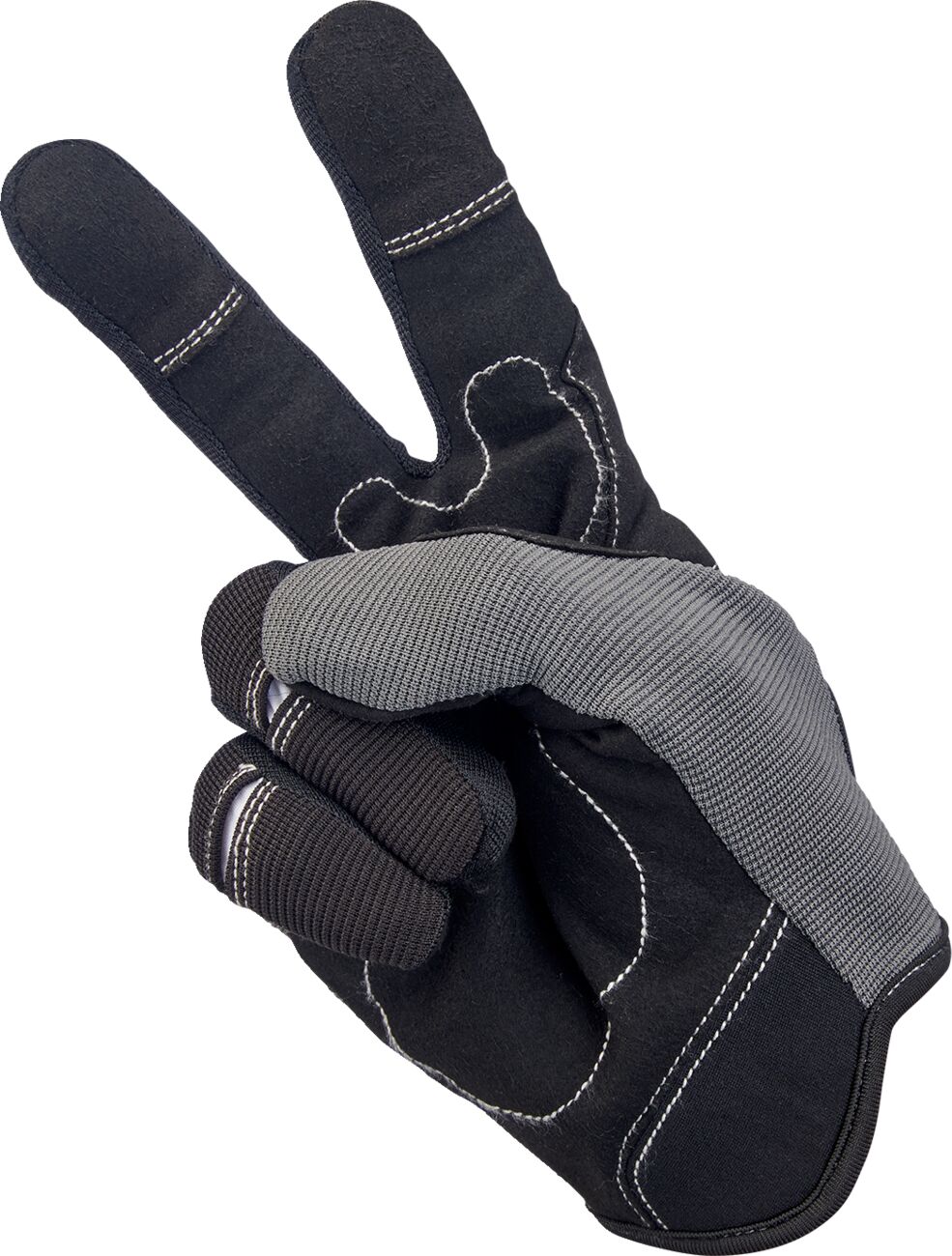 BILTWELL GLOVES MOTO GRY/BLK LG 1501-1101-004