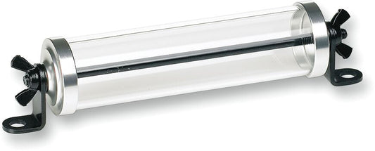 BILTWELL Stash Tube Silver/Clear 7601-203