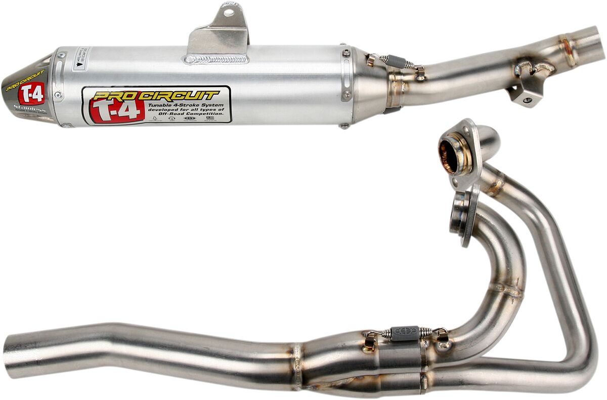 PRO CIRCUIT EXHAUST SYSTEM T-4 STAINLESS ALUMINIUM 4H04650