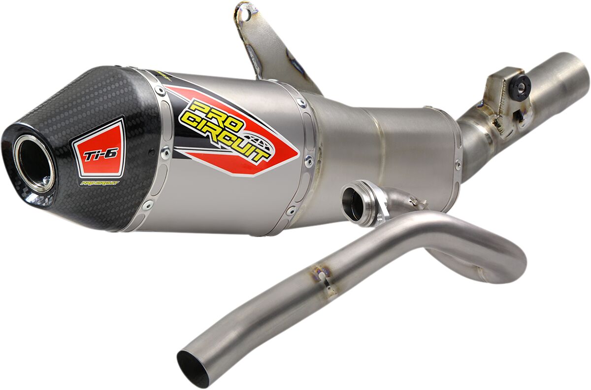 PRO CIRCUIT TI-6 TITANIUM SYSTEM W/CARBON END CAPS 0312145F