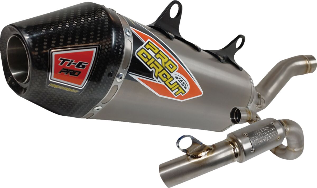 PRO CIRCUIT TI-6 PRO TITANIUM SYSTEM W/CARBON END CAPS 0352225FP