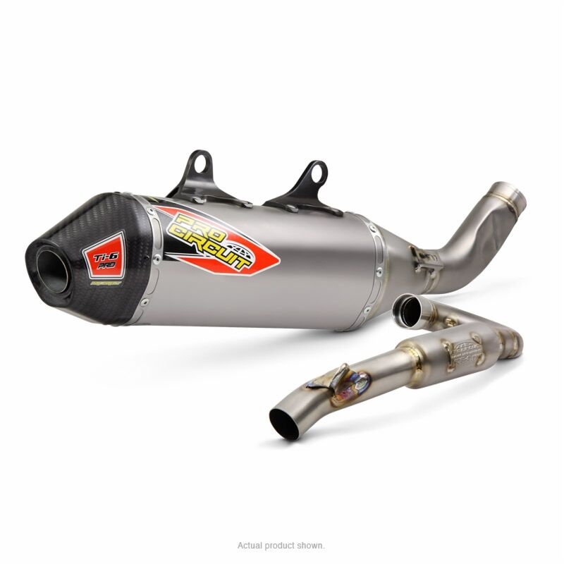 PRO CIRCUIT TI-6 PRO TITANIUM SYSTEM W/CARBON END CAPS 0352235FP
