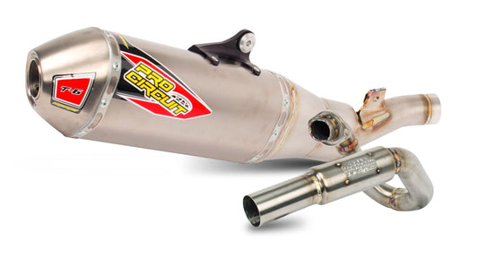 PRO CIRCUIT T-6 BC STAINLESS STEEL TITANIUM EXHAUST SYSTEM 0122545H