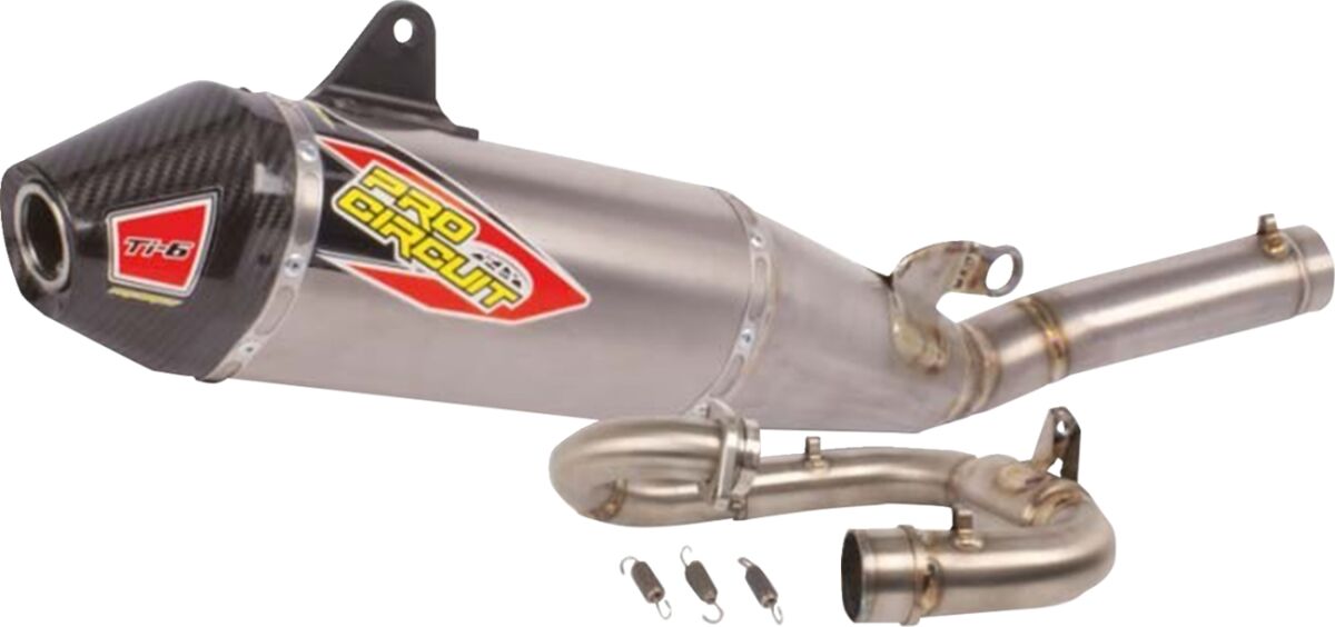 PRO CIRCUIT TI-6 TITANIUM SYSTEM W/CARBON END CAPS 0332625F