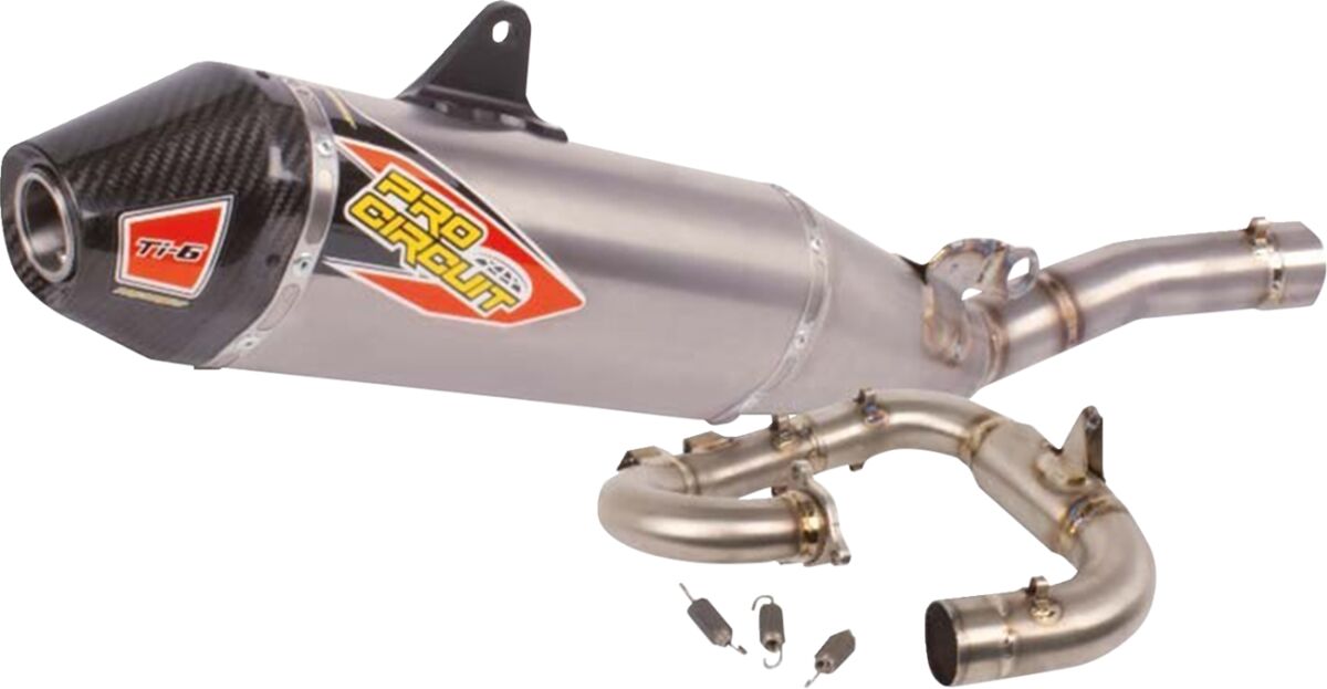 PRO CIRCUIT TI-6 TITANIUM SYSTEM W/CARBON END CAPS 0332645F