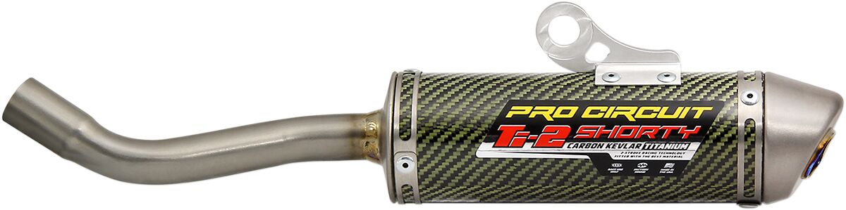 PRO CIRCUIT MUFFLER/SILENCER TI-2 SHORTY CARBON KEVLAR TITANIUM 1131412K