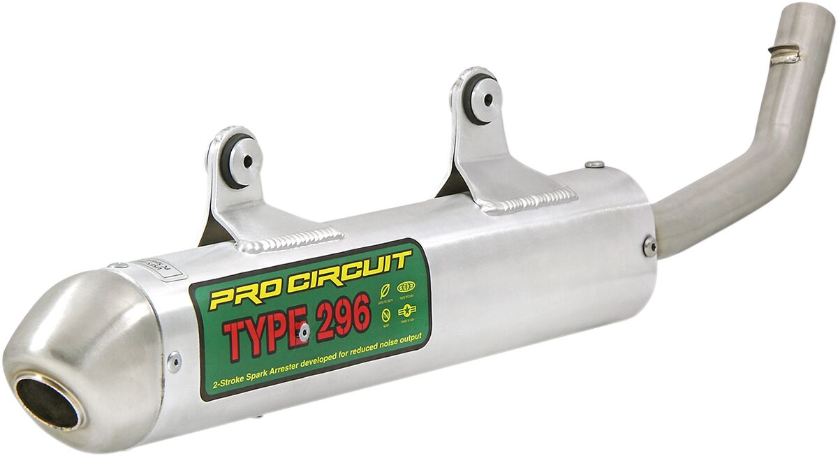 PRO CIRCUIT TYPE 296 SILENCER WITH SPARK ARRESTOR 13101430