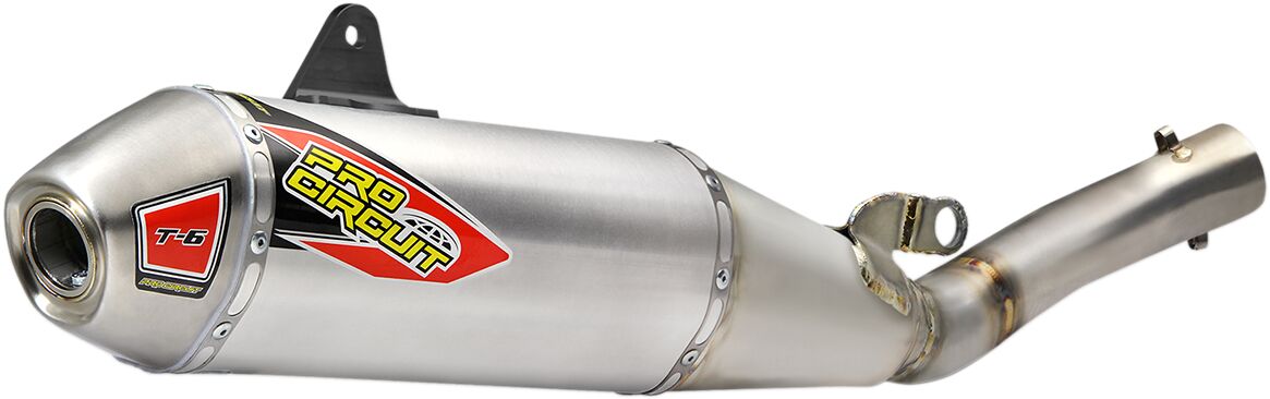 PRO CIRCUIT SLIP-ON MUFFLER/SILENCER T-6 STAINLESS STEEL ALUMINIUM 0131845A