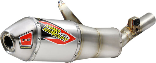 PRO CIRCUIT T-6 STAINLESS STEEL ALUMINIUM SLIP-ON MUFFLER 0112145A