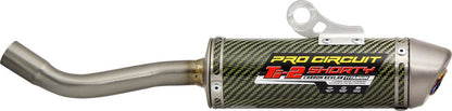 PRO CIRCUIT TI-2 SHORTY MUFFLER/SILENCER CARBON KEVLAR TITANIUM 1132212K