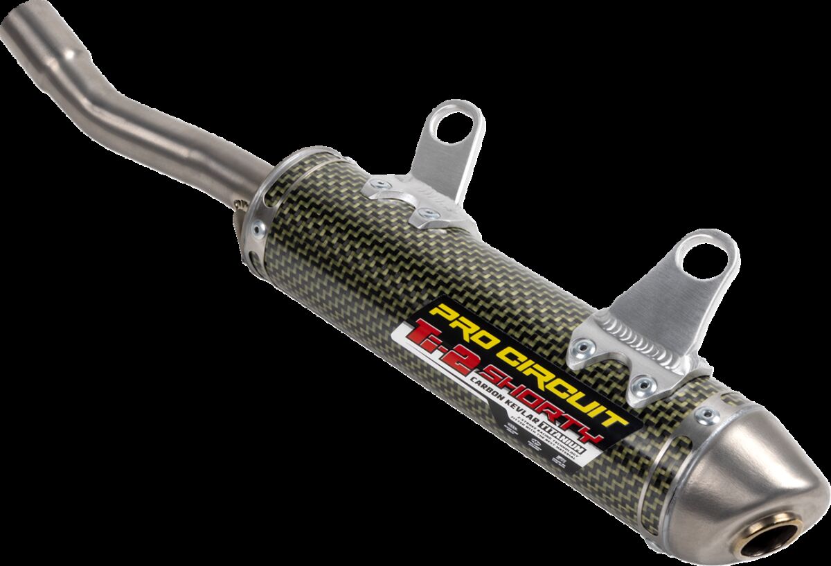 PRO CIRCUIT TI-2 SHORTY TITANIUM/KEVLAR SILENCERSILENCER RI-2R-304 KTM250 1152325K