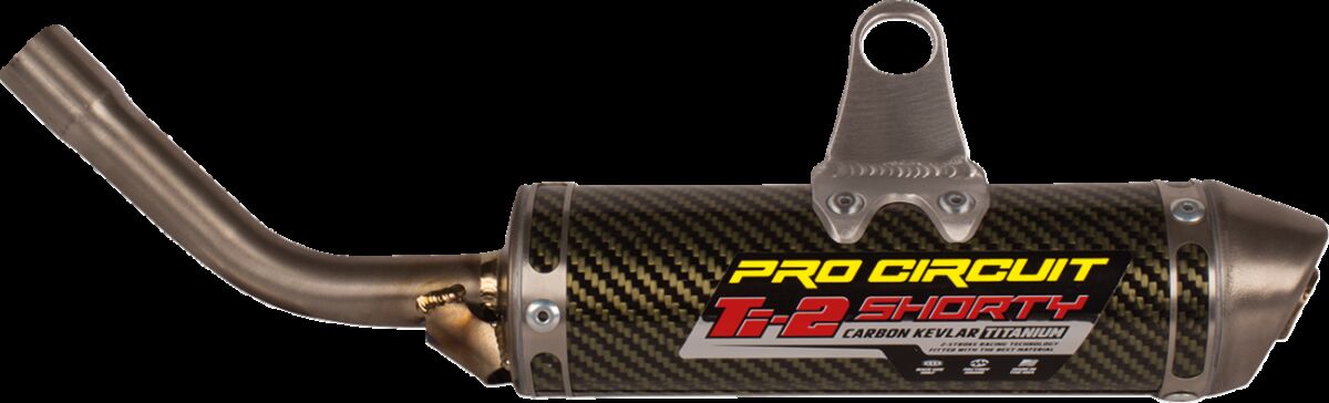 PRO CIRCUIT MUFFLER TI-2 CARBON-KEVLAR KTM/HUSKY/GAS 65 1152465K
