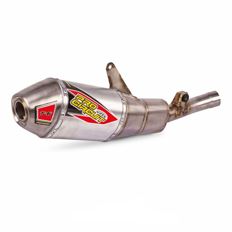 PRO CIRCUIT T-6 STAINLESS STEEL ALUMINIUM SLIP-ON MUFFLER 0112425A