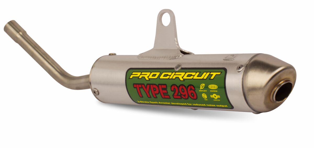 PRO CIRCUIT TYPE 296 SILENCER WITH SPARK ARRESTOR 1352585