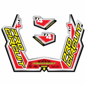 PRO CIRCUIT DECAL LOGO STICKER KIT Ti-4 GP DC09TI4GP