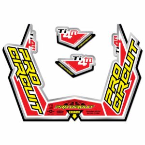 PRO CIRCUIT DECAL LOGO STICKER KIT Ti-4R DC09TI4R