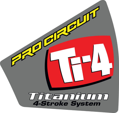 PRO CIRCUIT DECAL LOGO STICKER Ti-4 END-CAP DECAL DCTI4E