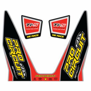 PRO CIRCUIT DECAL LOGO STICKER KIT Ti-5 DC12TI5