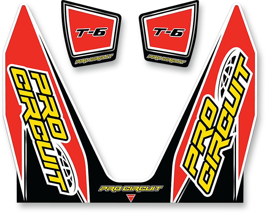 PRO CIRCUIT DECAL LOGO STICKER KIT T-6 DC14T6