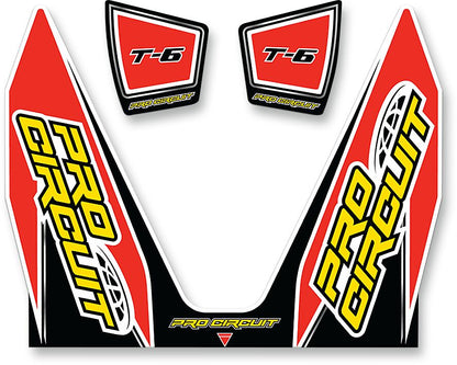 PRO CIRCUIT DECAL LOGO STICKER KIT T-6 DC14T6
