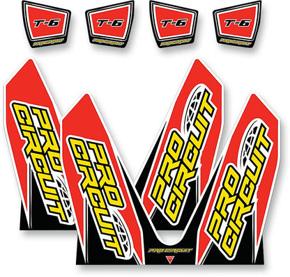 PRO CIRCUIT DECAL LOGO STICKER KIT T-6 DC14T6-YZ450F