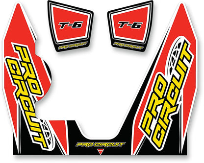 PRO CIRCUIT DECAL LOGO STICKER KIT T-6 DC14T6-YZ450F