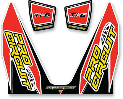 PRO CIRCUIT DECAL LOGO STICKER KIT TI-6 DC14TI6