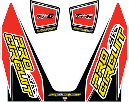 PRO CIRCUIT DECAL LOGO STICKER KIT TI-6 DUAL DC14TI6-CRF