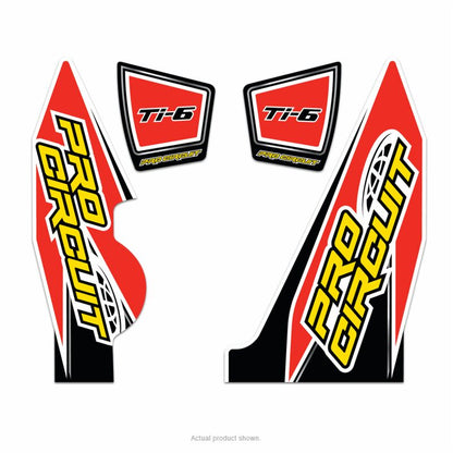PRO CIRCUIT DECAL LOGO STICKER KIT TI-6 DUAL DC14TI6-YZ250F
