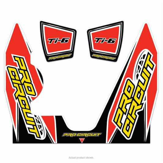 PRO CIRCUIT DECAL LOGO STICKER KIT TI-6 DUAL DC14TI6-YZ450F