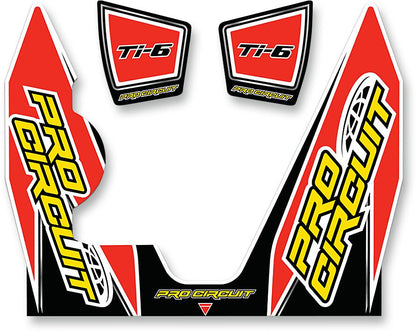 PRO CIRCUIT DECAL LOGO STICKER KIT TI-6 DUAL DC14TI6-YZ450F